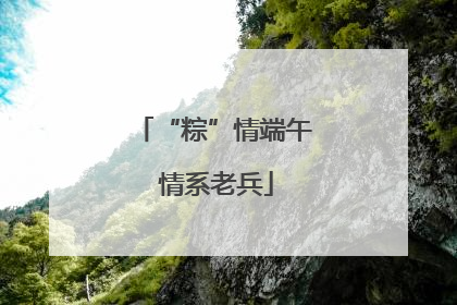 “粽”情端午 情系老兵