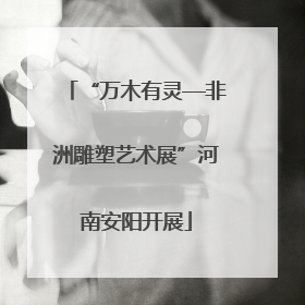 “万木有灵—非洲雕塑艺术展”河南安阳开展