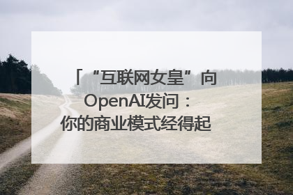 “互联网女皇”向OpenAI发问：你的商业模式经得起价格战考验么？