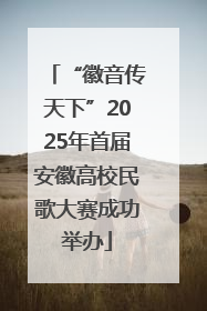 “徽音传天下”2025年首届安徽高校民歌大赛成功举办
