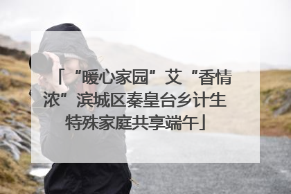 “暖心家园”艾“香情浓”滨城区秦皇台乡计生特殊家庭共享端午