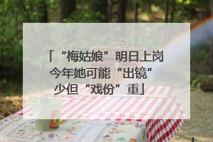 “梅姑娘”明日上岗 今年她可能“出镜”少但“戏份”重