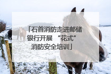 石首消防走进邮储银行开展 “花式”消防安全培训