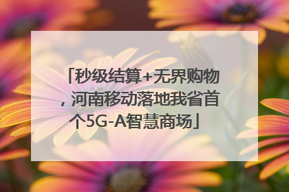 秒级结算+无界购物，河南移动落地我省首个5G-A智慧商场