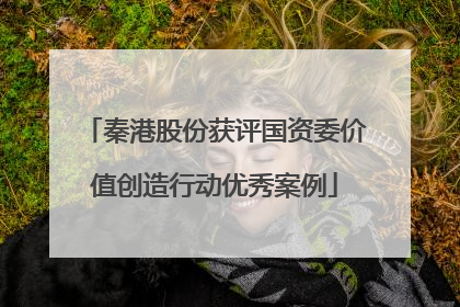 秦港股份获评国资委价值创造行动优秀案例