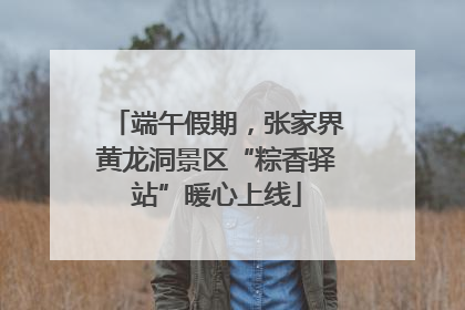 端午假期，张家界黄龙洞景区“粽香驿站”暖心上线