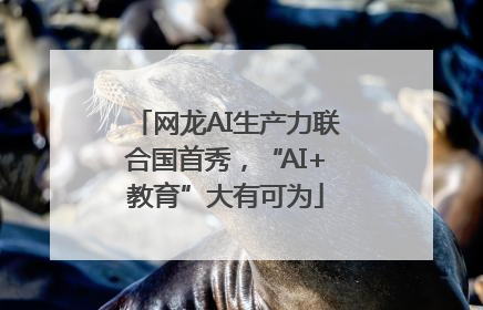 网龙AI生产力联合国首秀，“AI+教育”大有可为