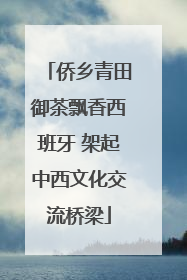 侨乡青田御茶飘香西班牙 架起中西文化交流桥梁