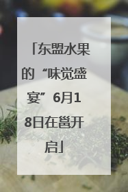 东盟水果的“味觉盛宴”6月18日在邕开启