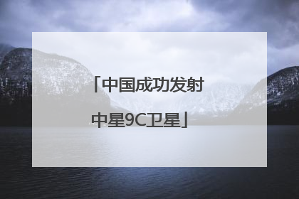 中国成功发射中星9C卫星