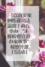 以真实案例传递司法温度！商丘举办 “未检检察官讲办案故事” 检察开放日活动