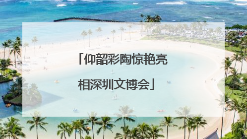 仰韶彩陶惊艳亮相深圳文博会