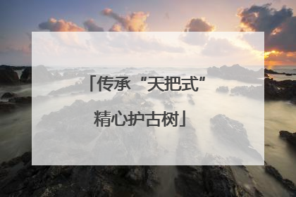 传承“天把式” 精心护古树