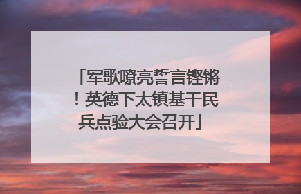军歌嘹亮誓言铿锵！英德下太镇基干民兵点验大会召开