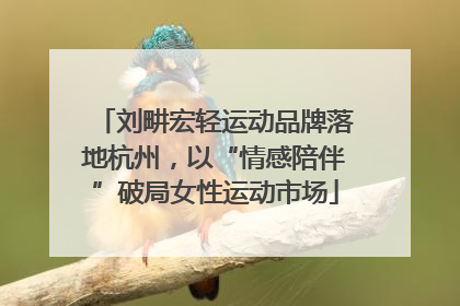 刘畊宏轻运动品牌落地杭州，以“情感陪伴”破局女性运动市场