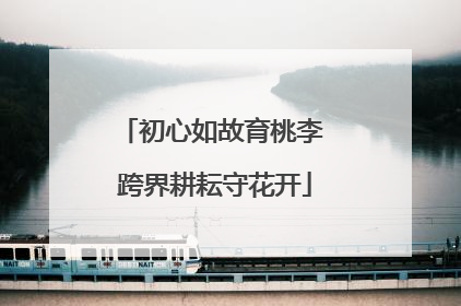 初心如故育桃李 跨界耕耘守花开