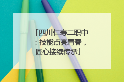 四川仁寿二职中：技能点亮青春，匠心接续传承