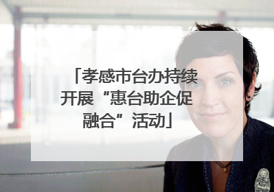 孝感市台办持续开展“惠台助企促融合”活动