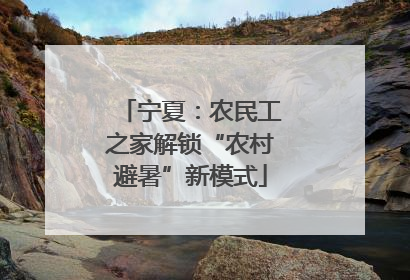 宁夏：农民工之家解锁“农村避暑”新模式