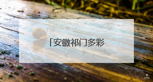 安徽祁门多彩活动迎端午