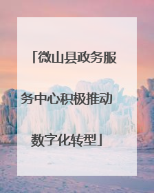 微山县政务服务中心积极推动数字化转型
