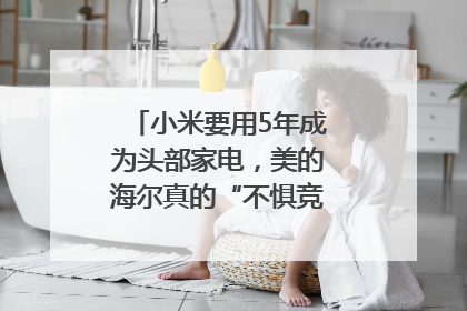 小米要用5年成为头部家电，美的海尔真的“不惧竞争”？｜热财经