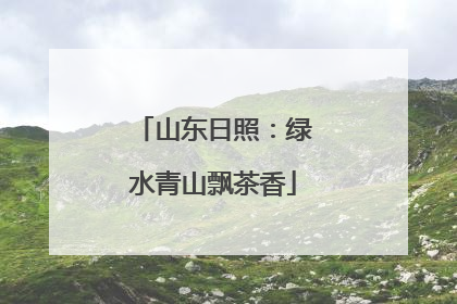 山东日照：绿水青山飘茶香
