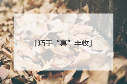巧手“套”丰收