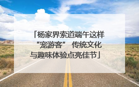 杨家界索道端午这样“宠游客” 传统文化与趣味体验点亮佳节