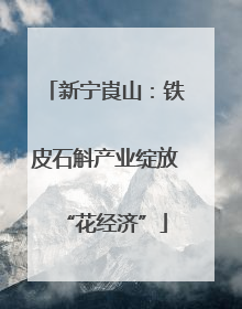 新宁崀山：铁皮石斛产业绽放“花经济”
