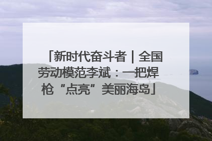 新时代奋斗者｜全国劳动模范李斌：一把焊枪“点亮”美丽海岛