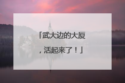 武大边的大厦，活起来了！