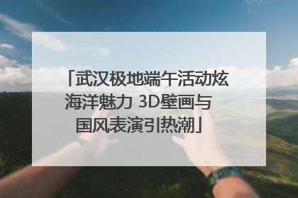 武汉极地端午活动炫海洋魅力 3D壁画与国风表演引热潮