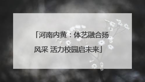 河南内黄：体艺融合扬风采 活力校园启未来