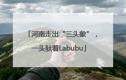 河南走出“三头象”，一头驮着Labubu