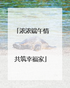 浓浓端午情 共筑幸福家
