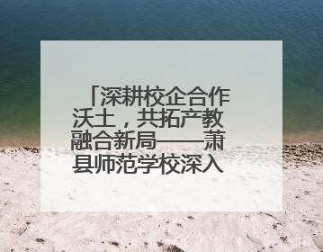 深耕校企合作沃土，共拓产教融合新局——萧县师范学校深入企业调研推动协同发展