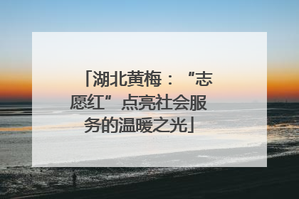 湖北黄梅：“志愿红”点亮社会服务的温暖之光
