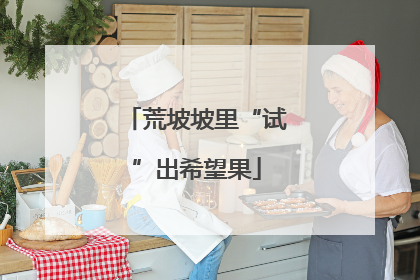 荒坡坡里“试”出希望果