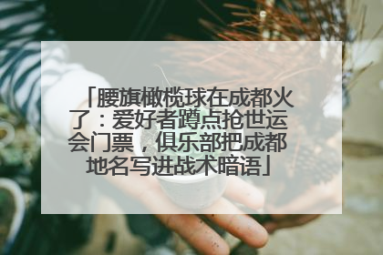 腰旗橄榄球在成都火了：爱好者蹲点抢世运会门票，俱乐部把成都地名写进战术暗语