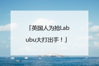 英国人为抢Labubu大打出手！