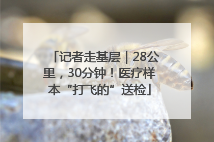 记者走基层｜28公里，30分钟！医疗样本“打飞的”送检