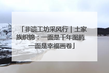 非遗工坊采风行｜土家族织锦：一面是千年图腾 一面是幸福画卷