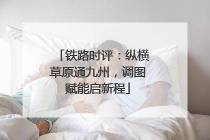 铁路时评：纵横草原通九州，调图赋能启新程
