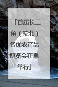 首届长三角（皖北）名优农产品博览会在阜举行