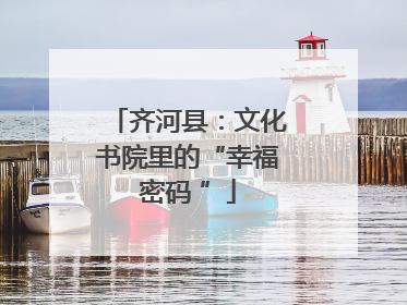 齐河县：文化书院里的“幸福密码 ”