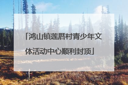 鸿山镇莲厝村青少年文体活动中心顺利封顶