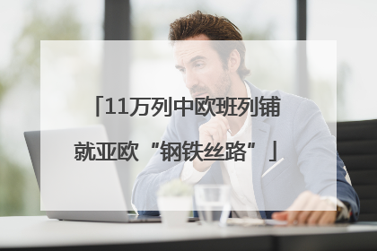 11万列中欧班列铺就亚欧“钢铁丝路”