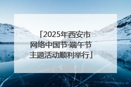 2025年西安市网络中国节·端午节主题活动顺利举行