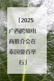 2025广西跨境电商推介会在泰国曼谷举行